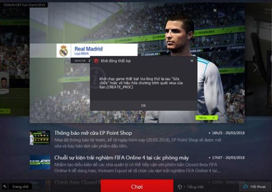 Cập nhật phiên bản Garena mới